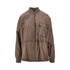 EMPORIO ARMANI 40 nappa leather oversized blouson jacket