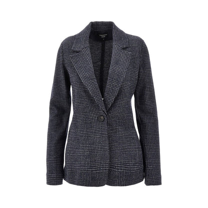EMPORIO ARMANI 38 icon prince of wales single-breasted jacket