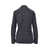EMPORIO ARMANI 38 icon prince of wales single-breasted jacket