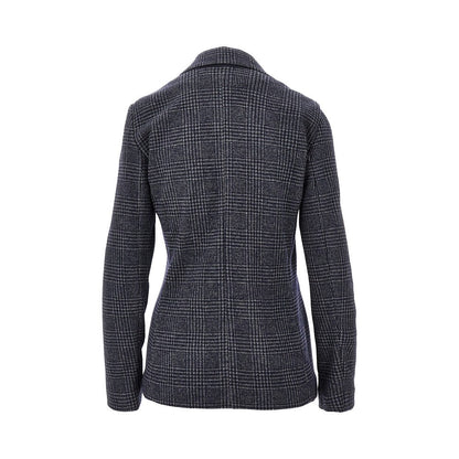 EMPORIO ARMANI 38 icon prince of wales single-breasted jacket