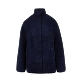 EMPORIO ARMANI 40 embossed jacquard chenille jacket
