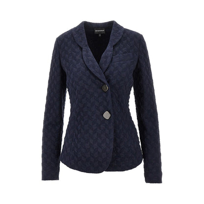 EMPORIO ARMANI 46 jacquard jersey jacket