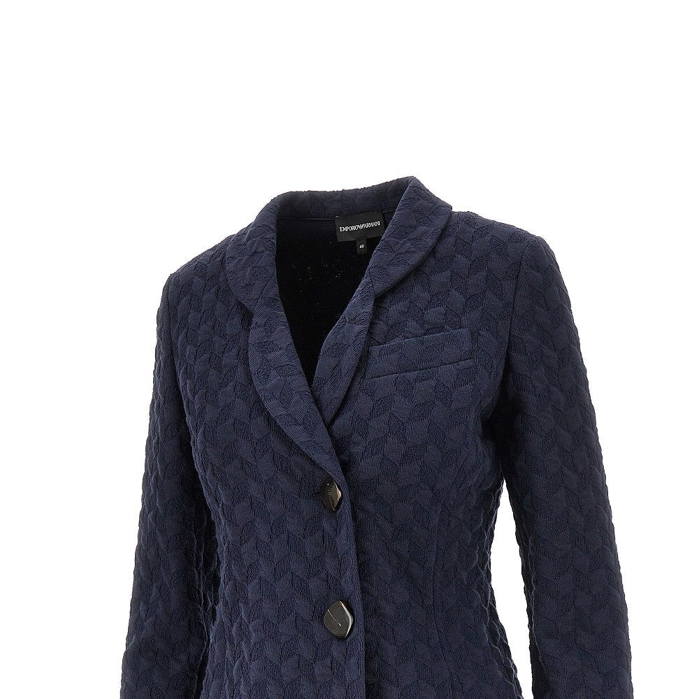 EMPORIO ARMANI 46 jacquard jersey jacket