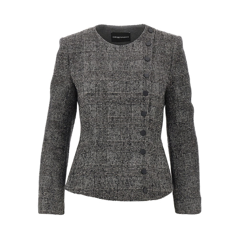 EMPORIO ARMANI 40 prince of wales wool jacket