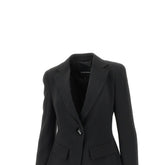 EMPORIO ARMANI 46 crepe cady single-breasted jacket