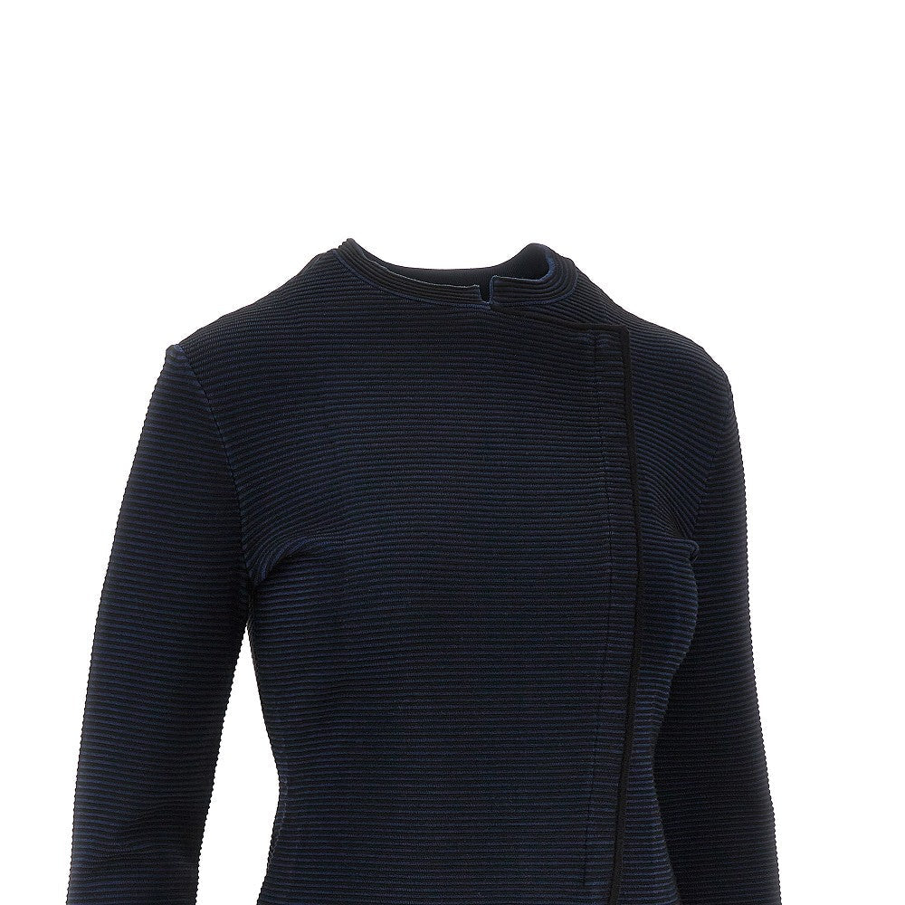 EMPORIO ARMANI 40 ottoman jersey jacket
