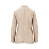textured taffetà single-breasted jacket