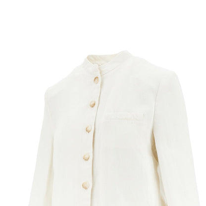 EMPORIO ARMANI 40 garment-dyed denim jacket