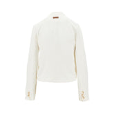 EMPORIO ARMANI 40 garment-dyed denim jacket