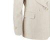 icon laminated viscose double-breasted jacket