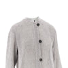 linen-blend gauze jacket