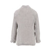 linen-blend gauze jacket