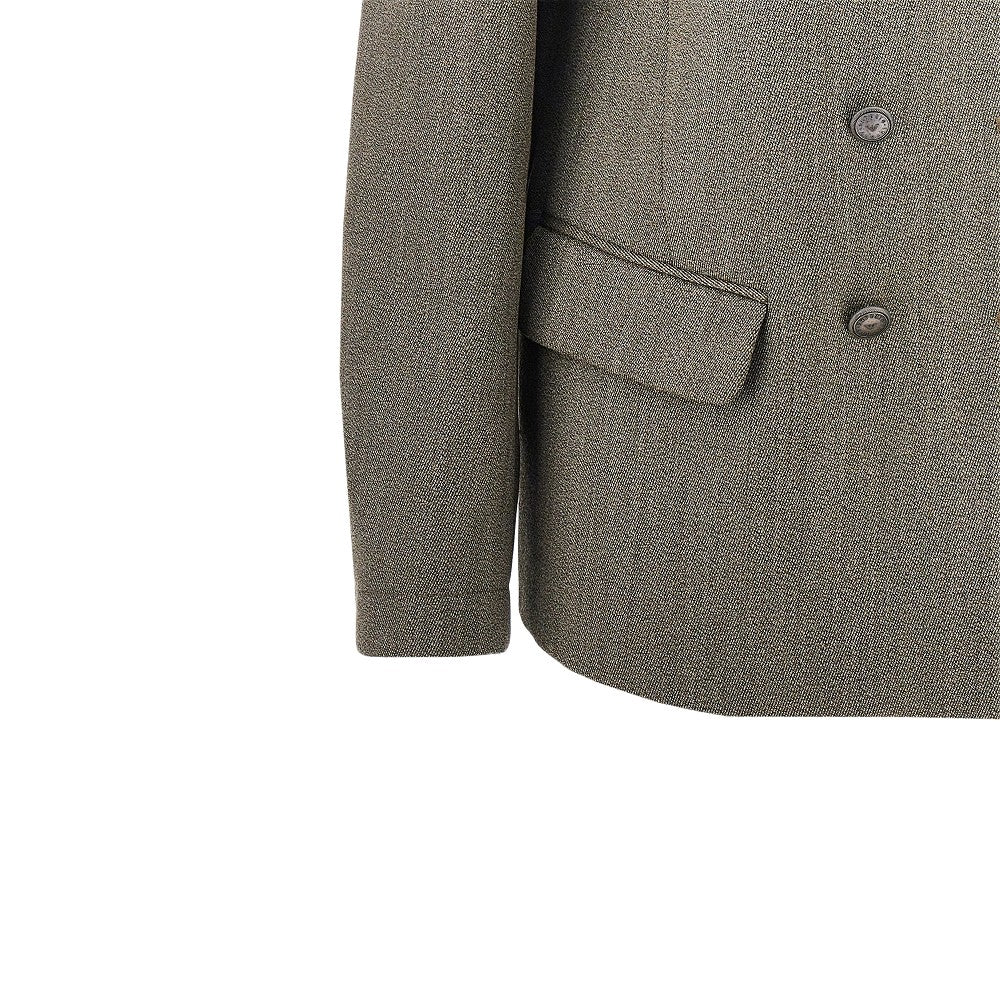 virgin wool double-breasted jacket