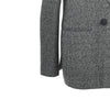 mouliné fabric double-breasted jacket