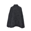 wool-blend reversible oversized jacket