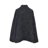 wool-blend reversible oversized jacket