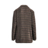 jacquard chenille double-breasted jacket