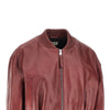 hannan leather bomber jacket