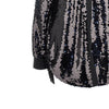 sequinned oversized shirt