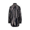 sequinned oversized shirt