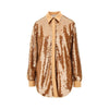 sequinned oversized shirt