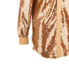 sequinned oversized shirt