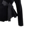 velvet jacket with bow
