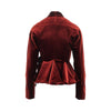 velvet jacket with bow