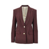 single-breasted tailored jacket