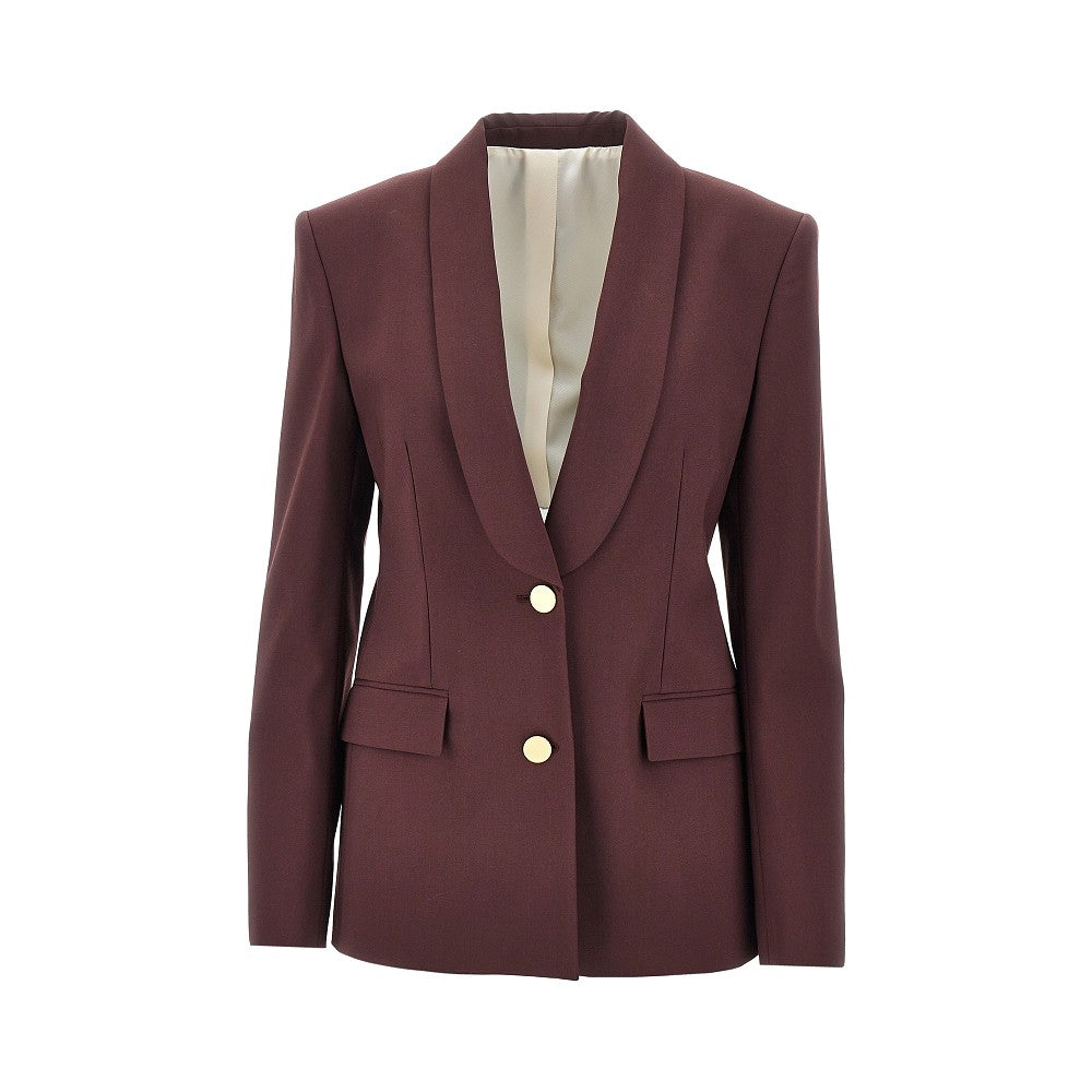 single-breasted tailored jacket