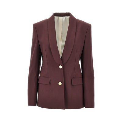 single-breasted tailored jacket