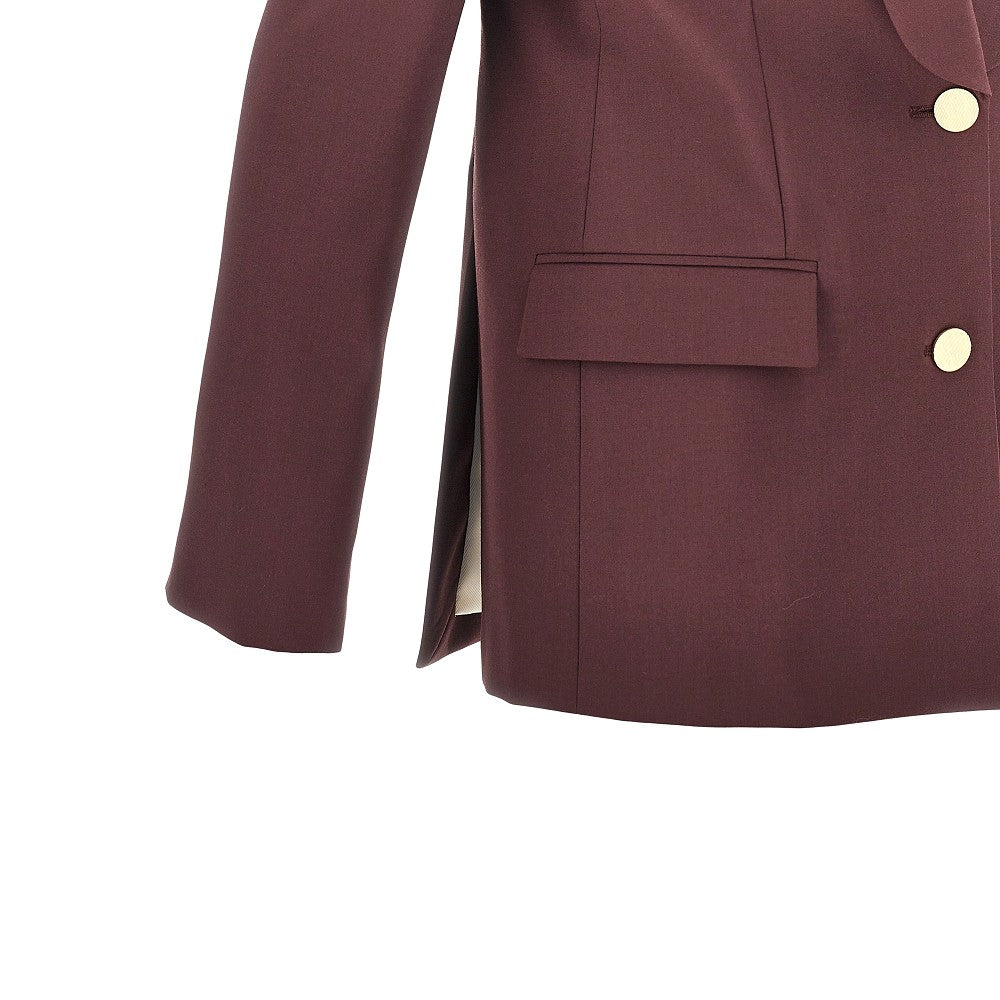 single-breasted tailored jacket