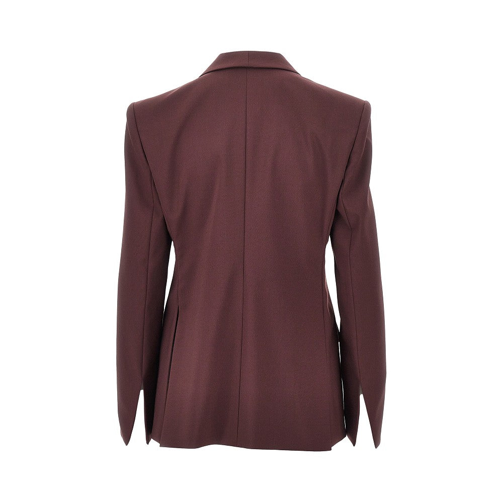 single-breasted tailored jacket