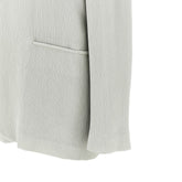 ALBERTA FERRETTI 46 crepe single-breasted jacket