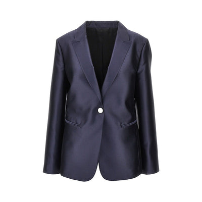 single-breasted tailored jacket