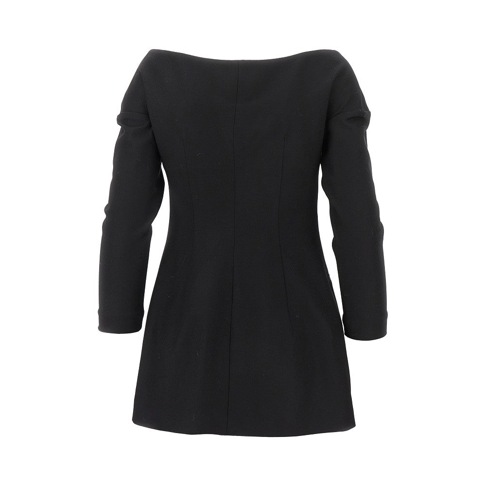 ALBERTA FERRETTI 42 off-the-shoulder double-breasted jacket