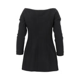 ALBERTA FERRETTI 42 off-the-shoulder double-breasted jacket