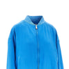 washed silk blouson jacket