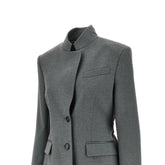 PINKO 38 wool-blend flannel single-breasted jacket