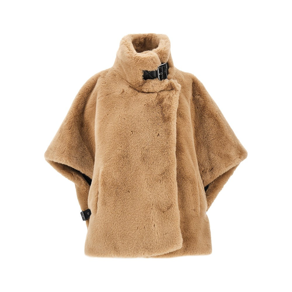 faux fur cape