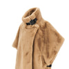 faux fur cape