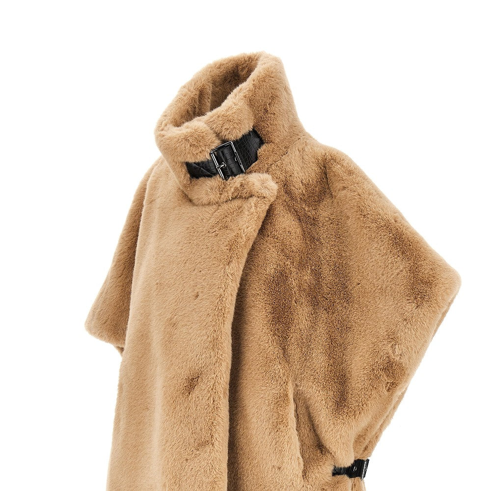 faux fur cape
