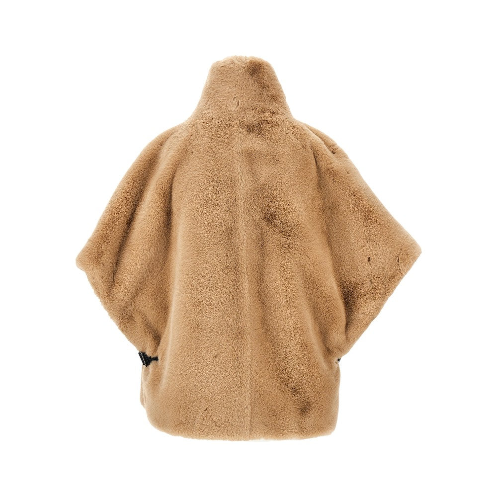 faux fur cape