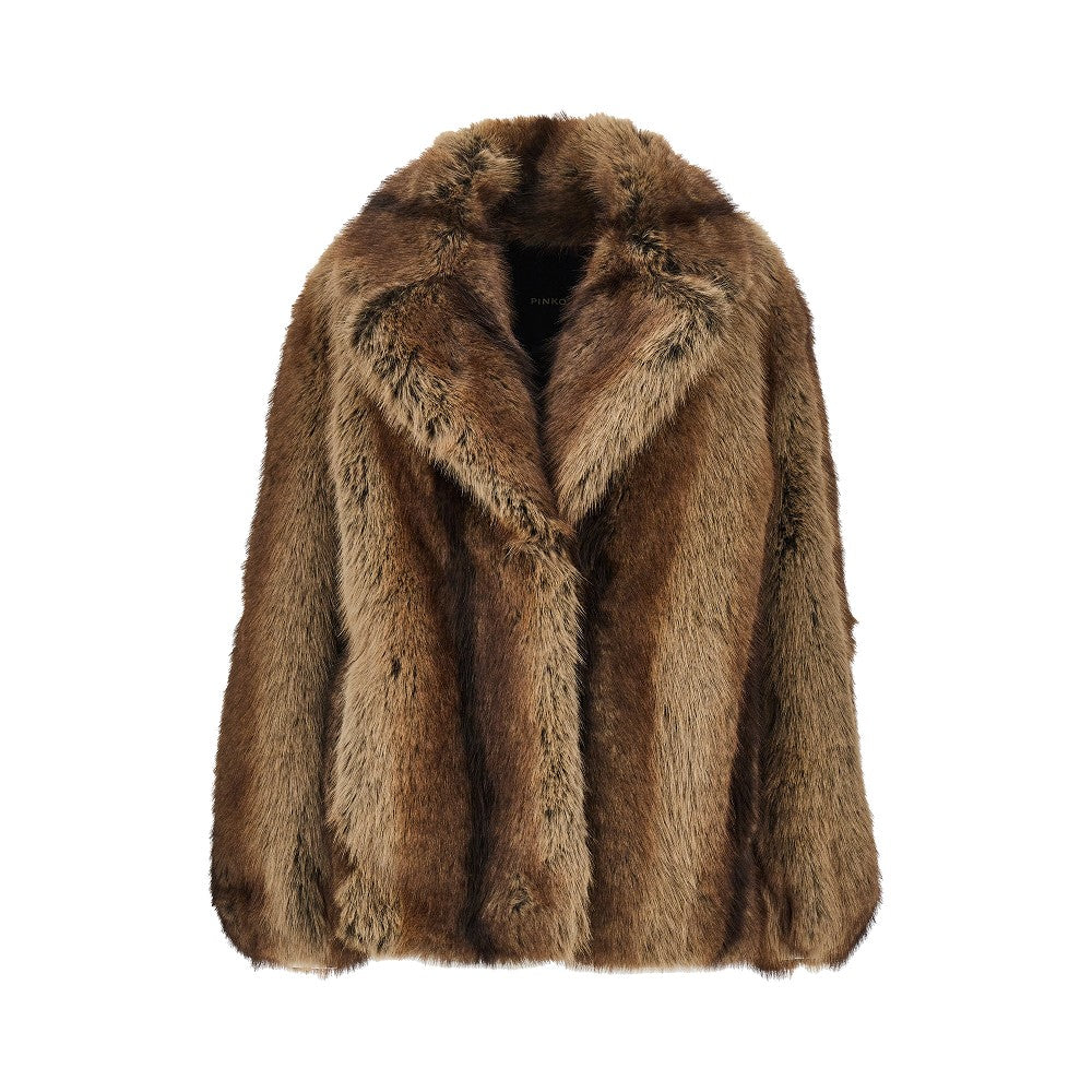 faux fur overszed jacket