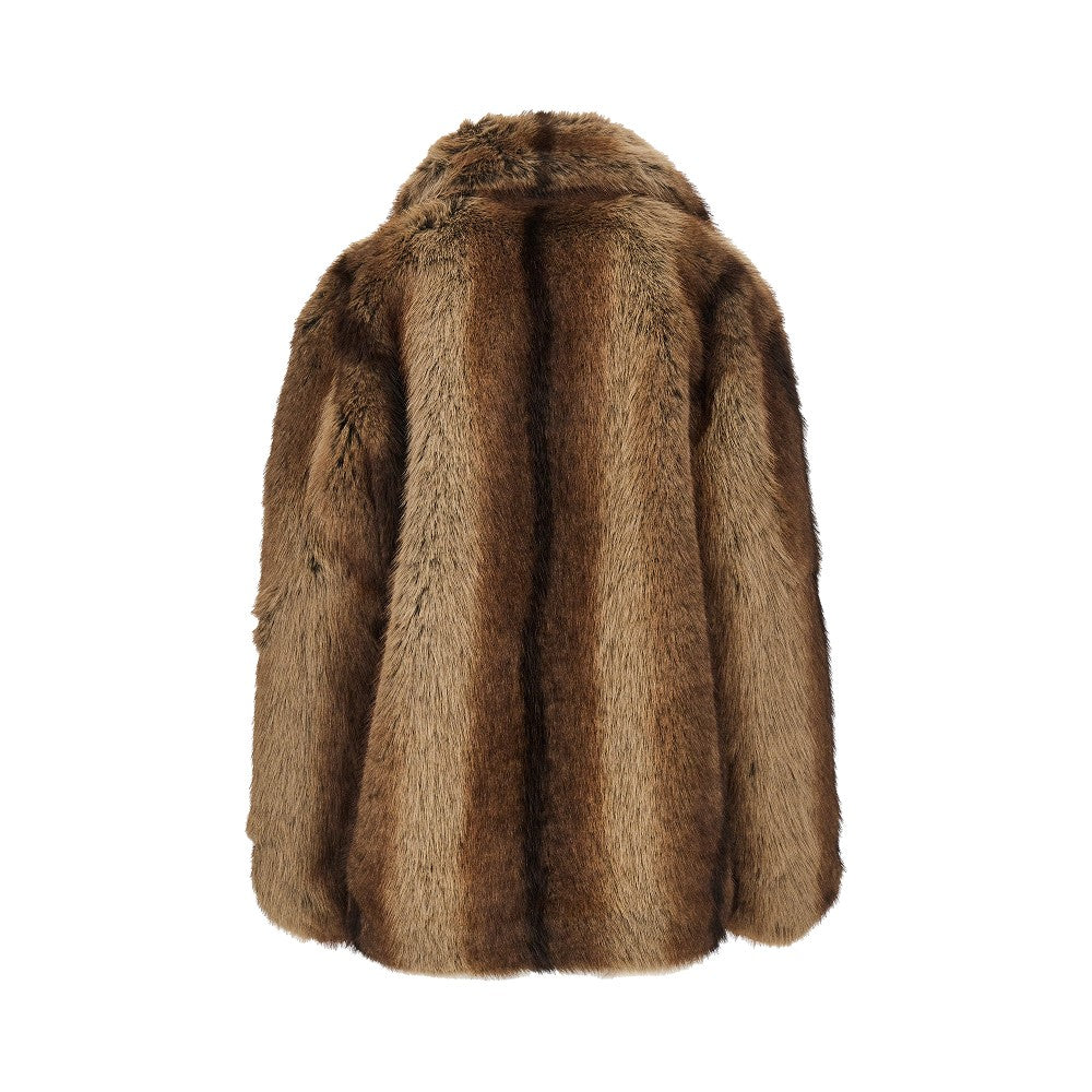 faux fur overszed jacket