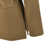 gabardine jacket with belt