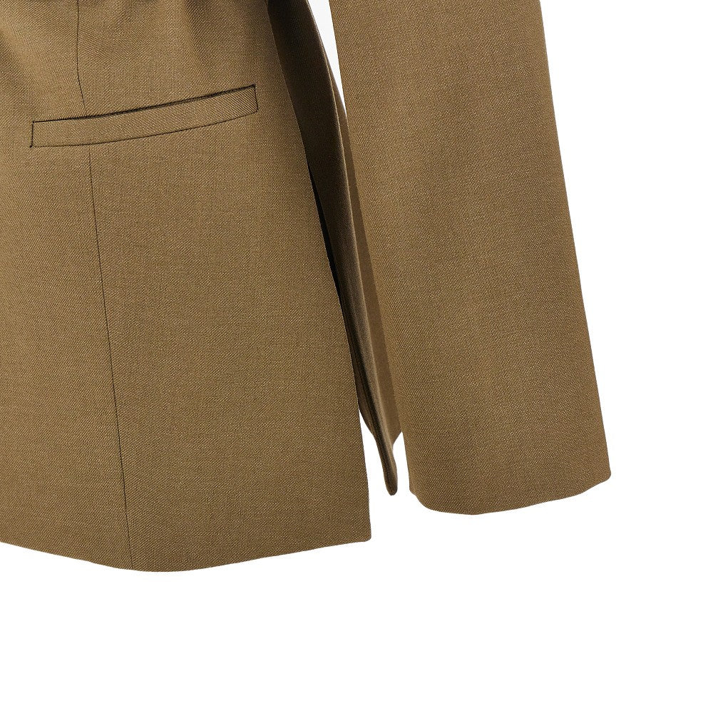 gabardine jacket with belt