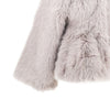 faux fur flared jacket