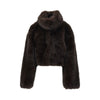 faux fur cropped jacket