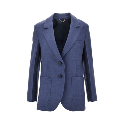 katherine wool-blend single-breasted jacket